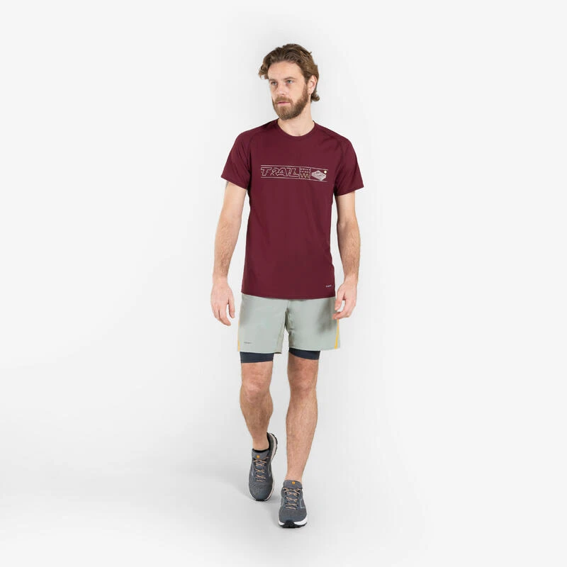 SHORT CUISSARD DE TRAIL RUNNING CONFORT HOMME KAKHI 2 SHORT CUISSARD DE TRAIL RUNNING CONFORT HOMME KAKHI – Image 2
