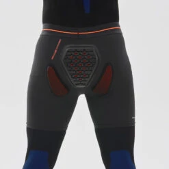 Short De Protection De Ski Et Snowboard ADULTE / JUNIOR - DSH 100 Noir -Équipement Sportif short de protection de ski et snowboard adulte junior dsh 100 noir 3