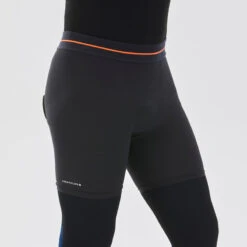 Short De Protection De Ski Et Snowboard ADULTE / JUNIOR - DSH 100 Noir -Équipement Sportif short de protection de ski et snowboard adulte junior dsh 100 noir 5