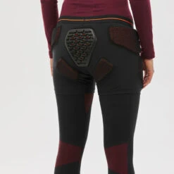 Short De Protection De Ski Et Snowboard Femme - DSH 500 Noir -Équipement Sportif short de protection de ski et snowboard femme dsh 500 noir 2