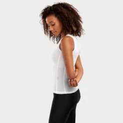 Sous-maillot Vélo Femme Cyclisme Train Force Blanc -Équipement Sportif sous maillot velo femme cyclisme train force blanc 2