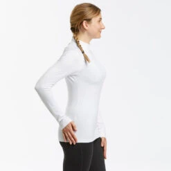 WEDZE Sous-vêtement De Ski Femme - 500 Haut - Blanc -Équipement Sportif sous vetement de ski femme 500 haut blanc 4