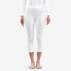 WEDZE Sous-vêtement Thermique De Ski Femme - BL 900 Seamless Bas Blanc