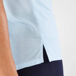 T-shirt Running Respirant Femme - KIPRUN Run 500 Dry Bleu Ciel -Équipement Sportif t shirt running respirant femme kiprun run 500 dry bleu ciel 4