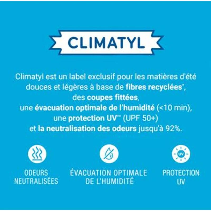 T-shirt Technique Toucher Frais Protection UV Col Rond ML Femme-CLIMATYL 6 T-shirt Technique Toucher Frais Protection UV Col Rond ML Femme-CLIMATYL – Image 6