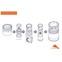 Toaks Stove à Bois De Randonnée En Titane -Équipement Sportif toaks stove a bois de randonnee en titane 3