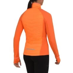 Veste De Course Superhermique Des Femmes Avec Poches Zippées Et Capot -Équipement Sportif veste de course superhermique des femmes avec poches zippees et capot 2