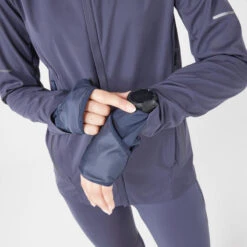 VESTE RUNNING HIVER FEMME DÉPERLANTE COUPE-VENT- KIPRUN WARM REGUL BLEU -Équipement Sportif veste running hiver femme deperlante coupe vent kiprun warm regul bleu 9