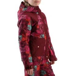 WEDZE Veste Ski Enfant Fille EVOSTYLE Imprimé Et Bordeaux 12 WEDZE Veste Ski Enfant Fille EVOSTYLE Imprimé Et Bordeaux -Équipement Sportif veste ski enfant fille evostyle imprime et bordeaux 2