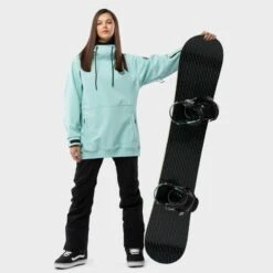 Veste Snowboard Femme Sports D'hiver W1-W Iceberg Turquoise -Équipement Sportif veste snowboard femme sports dhiver w1 w iceberg turquoise 3
