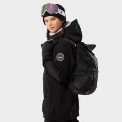 Veste Snowboard Femme Sports D'hiver W1-W Skywalk Noir -Équipement Sportif veste snowboard femme sports dhiver w1 w skywalk noir 2