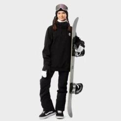 Veste Snowboard Femme Sports D'hiver W1-W Skywalk Noir -Équipement Sportif veste snowboard femme sports dhiver w1 w skywalk noir 3