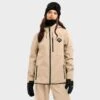 Veste Snowboard Femme Sports D'hiver W2-W Cerro Beige