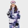 Veste Snowboard Femme Sports D'hiver W3-W Cloudmont Multicouleur