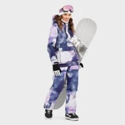 Veste Snowboard Femme Sports D'hiver W3-W Cloudmont Multicouleur -Équipement Sportif veste snowboard femme sports dhiver w3 w cloudmont multicouleur 3