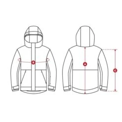 Veste Snowboard Garçon Sports D'hiver Enfants Vista Noir -Équipement Sportif veste snowboard garcon sports dhiver enfants vista noir 2