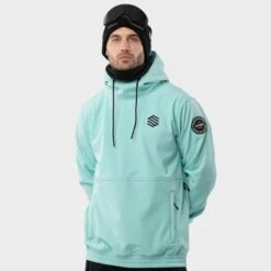 Veste Snowboard Homme Sports D'hiver W1 Iceberg Turquoise