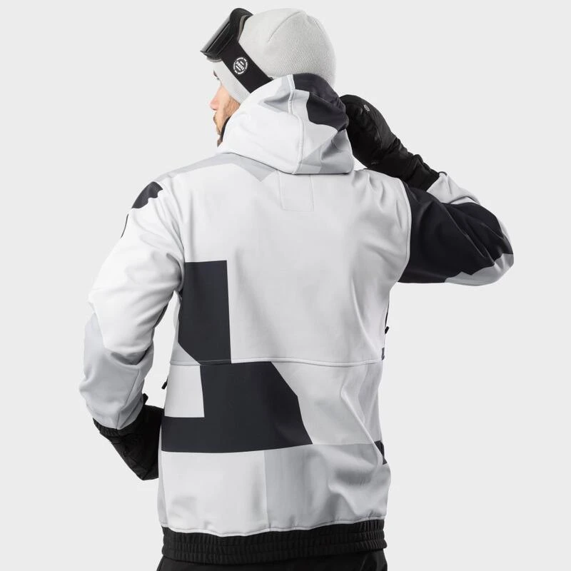 Veste Snowboard Homme Sports D'hiver W1 Tibet Gris 2 Veste Snowboard Homme Sports D'hiver W1 Tibet Gris – Image 2